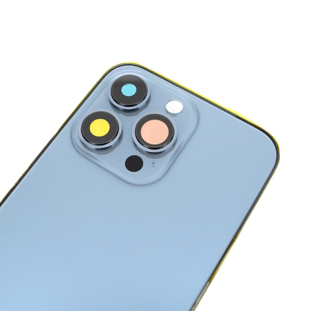 Rear Housing for iPhone 13 Pro (NO LOGO)-Blue Rear Housing for iPhone 13 Pro (NO LOGO)-Blue